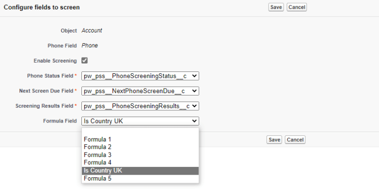 PhoneTools: Bind the formula to a Field to Screen setting (Legacy ...