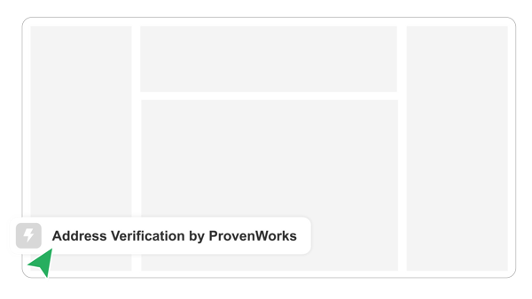 AddressTools address verification flow component autocompleting an address in a Salesforce flow