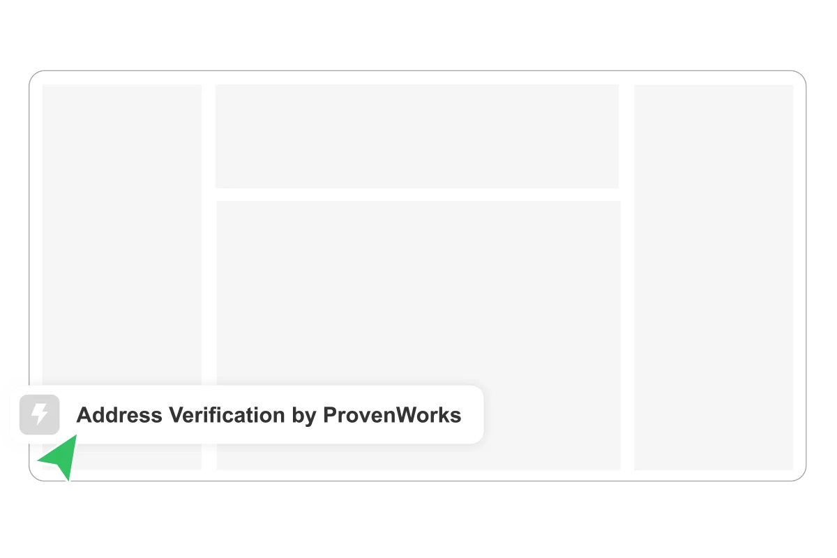Adding the address verification flow component to a lightning page on Salesforce